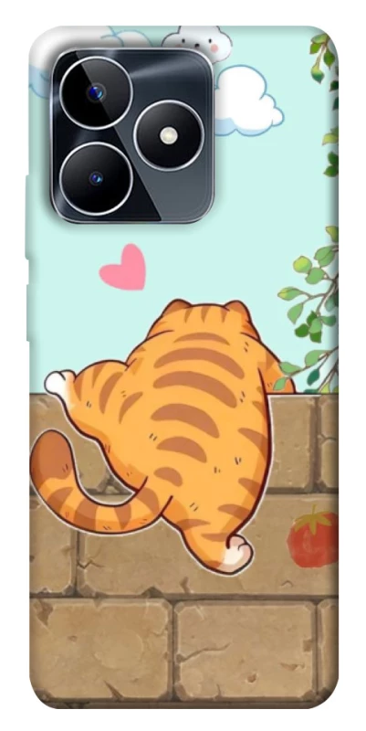 Чохол на Realme C53 Cat the meow фото 1 з 1