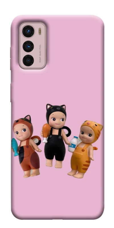 Чохол на Motorola Moto G42 Cat Cafe Trio фото 1 з 1