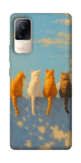 Чехол на Xiaomi Civi 6 cats on wall фото 1 Чехол на Xiaomi Civi 6 cats on wall фото 1 из 1