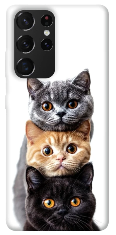 Чохол на Samsung Galaxy S21 Ultra Гарні котики фото 1 з 1