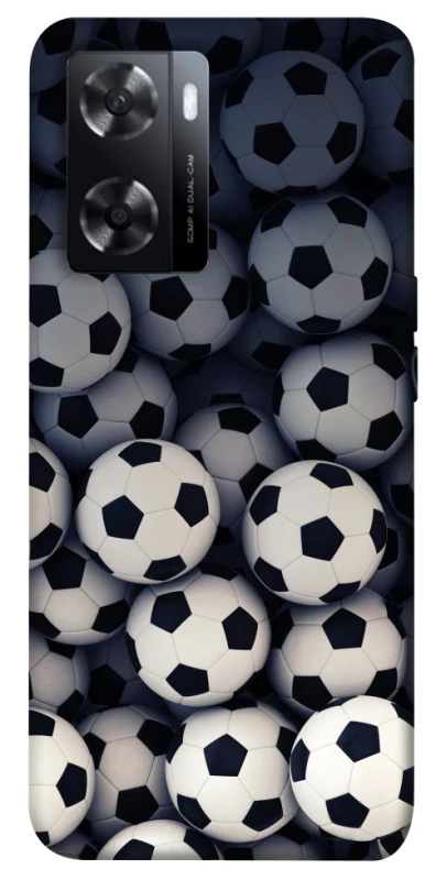 Чохол на Oppo A77s Футбольні м'ячи фото 1 з 1