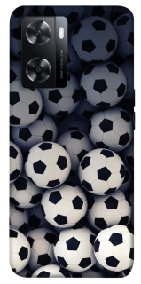 Чохол на Oppo A77s Футбольні м'ячи фото 1 з 1