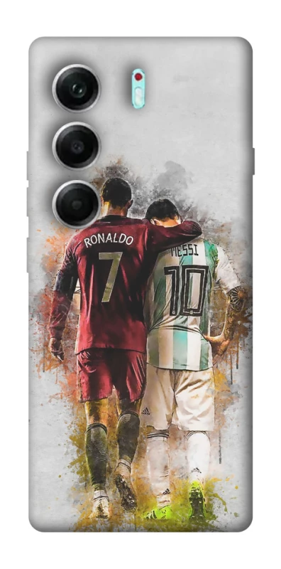 Чохол на Tecno Camon 40 Pro Ronaldo та Messi фото 1 з 1