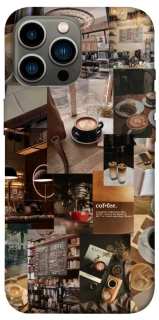 Чехол на Apple iPhone 13 Pro Max (6.7") Coffee collage ver.2 фото 1 из 1