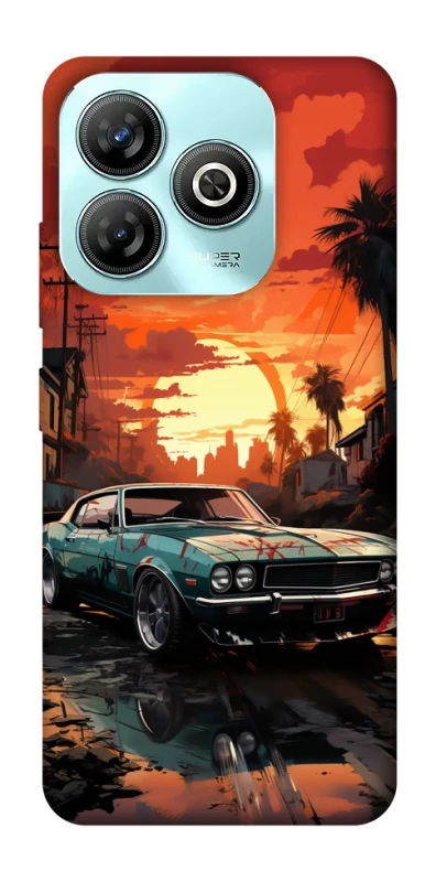 Чохол на ZTE Blade A75 4G Car at sunset фото 1 з 1