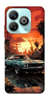 Чохол на ZTE Blade A75 4G Car at sunset фото 1 з 1