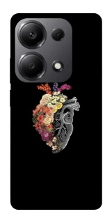 Чехол на Xiaomi Redmi Note 13 Pro 4G Heart with flowers фото 1 из 1