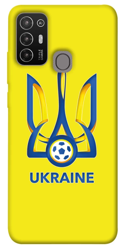 Чехол на ZTE Blade A52 Футбольный Герб фото 1 из 1