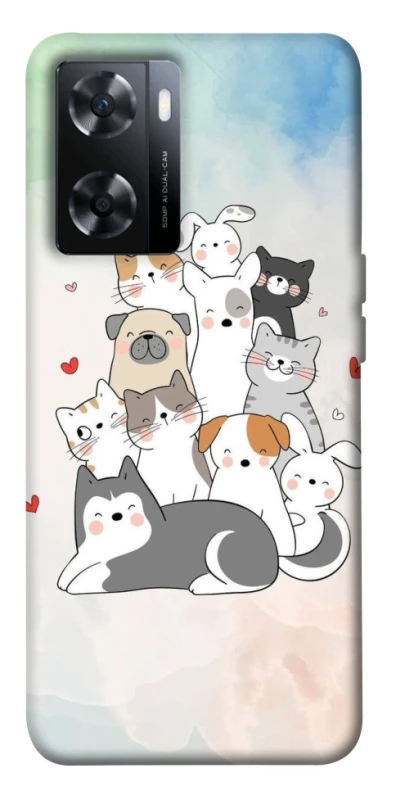 Чехол на OnePlus Nord N20 SE Funny Pets ver.2 фото 1 из 1