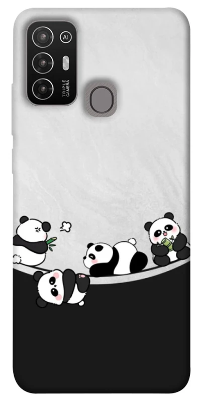 Чохол на ZTE Blade A52 Four pandas фото 1 з 1
