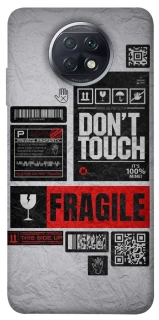Чехол на Xiaomi Redmi Note 9 5G / Note 9T Don't touch фото 1 из 1