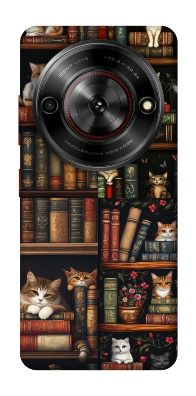 Чехол на ZTE Nubia Focus Cats & Books фото 1 из 1