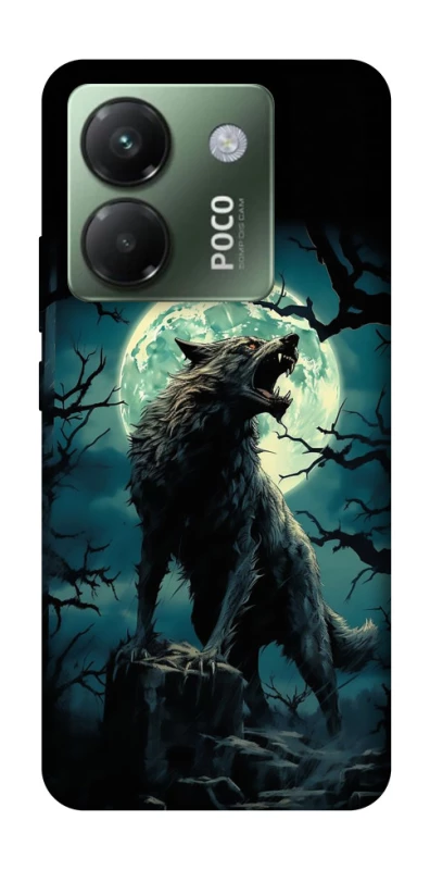 Чохол на Xiaomi Poco M7 pro 5G Вовк під місяцем фото 1 з 1