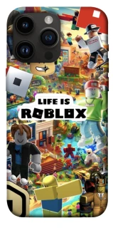 Чохол на Apple iPhone 14 Pro Max (6.7") Life is Roblox фото 1 з 1