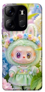Чехол на Tecno Spark Go 2023 Labubu & Flowers ver.2 фото 1 из 1