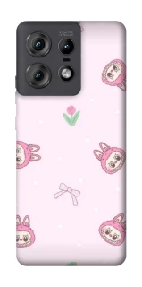 Чохол на Motorola Edge 50 Pro Labubu Flower фото 1 з 1