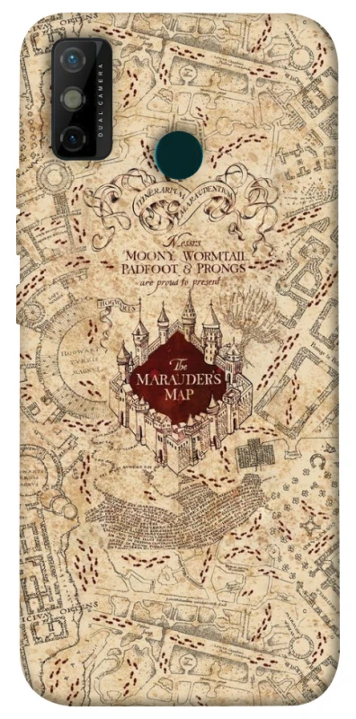 Чохол на TECNO Spark 6 Go Harry Potter Marauder's Map фото 1 з 1