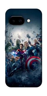 Чехол на Google Pixel 9a Marvel heroes фото 1 Чехол на Google Pixel 9a Marvel heroes фото 1 из 1