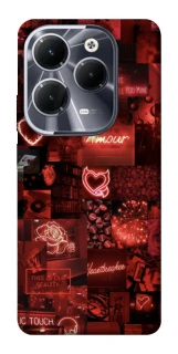 Чехол на Infinix Hot 40 Love collage ver.6 фото 1 из 1