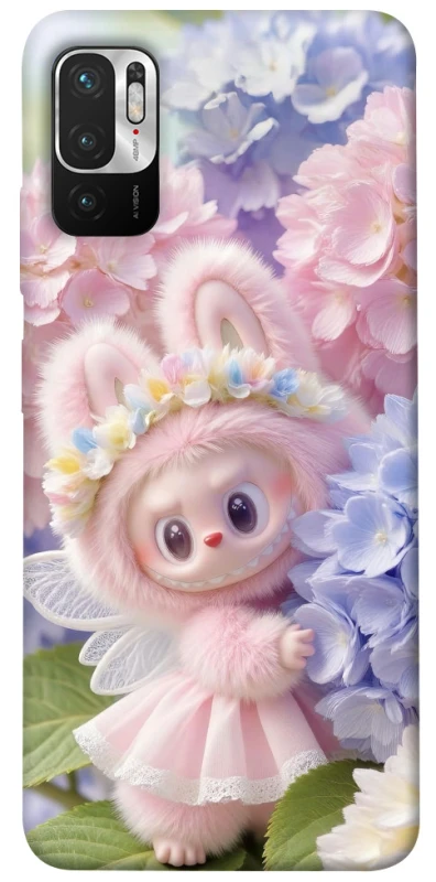 Чохол на Xiaomi Poco M3 Pro 4G / 5G Labubu & Flowers ver.1 фото 1 з 1