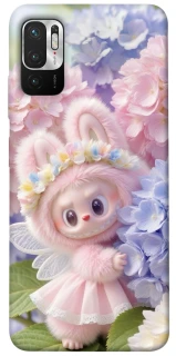 Чохол на Xiaomi Poco M3 Pro 4G / 5G Labubu & Flowers ver.1 фото 1 з 1
