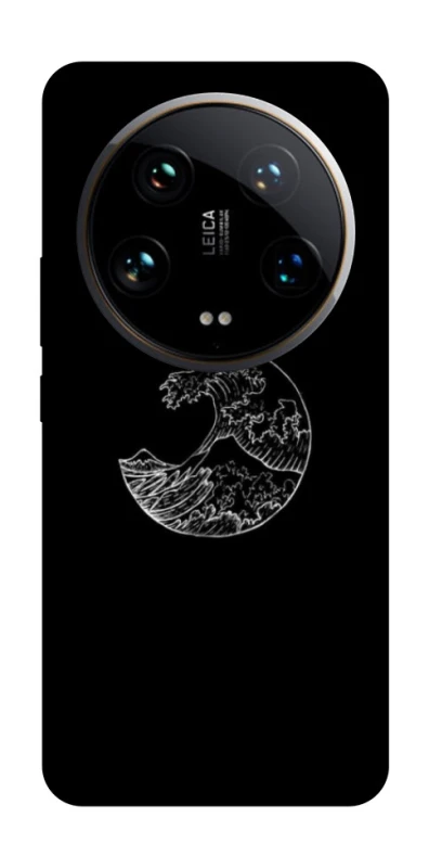Чохол на Xiaomi 14 Ultra Black tsunami фото 1 з 1