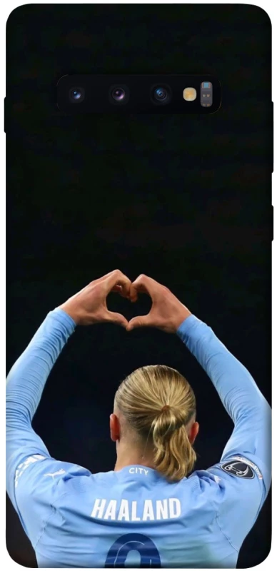 Чехол на Samsung Galaxy S10+ Erling Haaland V2 фото 1 из 1