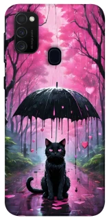 Чехол на Samsung Galaxy M30s / M21 Black cat фото 1 из 1
