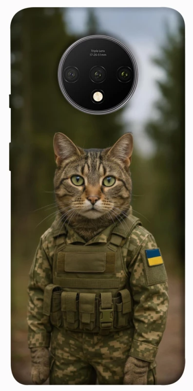 Чохол на OnePlus 7T Кіт захисник фото 1 з 1