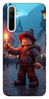 Чохол на Realme 6 Roblox Fire Logo Blue Flames фото 1 з 1