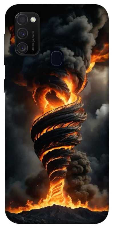Чехол на Samsung Galaxy M21 Огненный торнадо фото 1 из 1