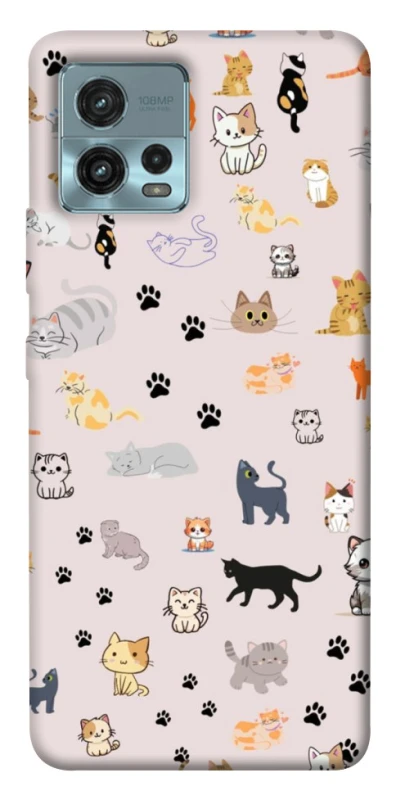 Чохол на Motorola Moto G72 Cat style ver.1 фото 1 з 1