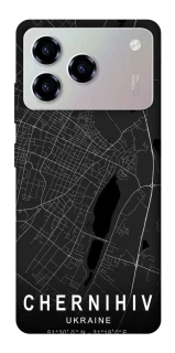 Чохол на ZTE Blade A76 Chernihiv map фото 1 з 1