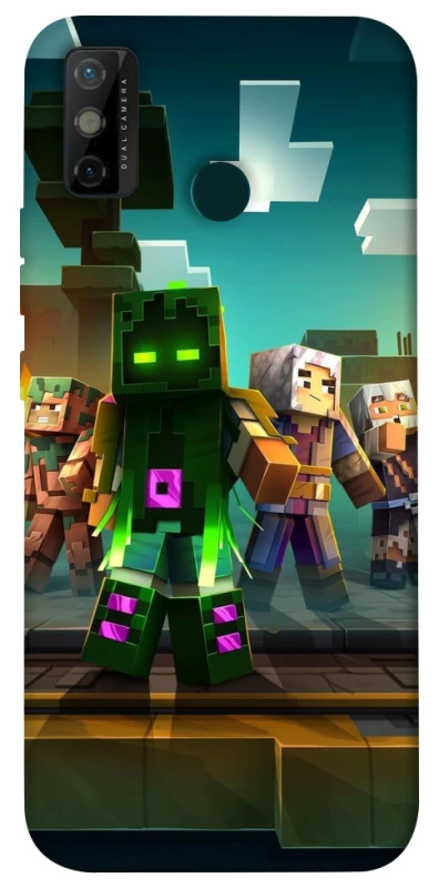 Чохол на TECNO Spark 6 Go Minecraft dungeon фото 1 з 1