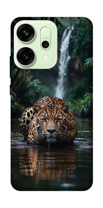 Чохол на Oppo Reno 14 Leopard in water фото 1 з 1