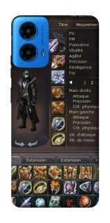 Чохол на Motorola Moto G45 Character Menu ver.1 фото 1 з 1