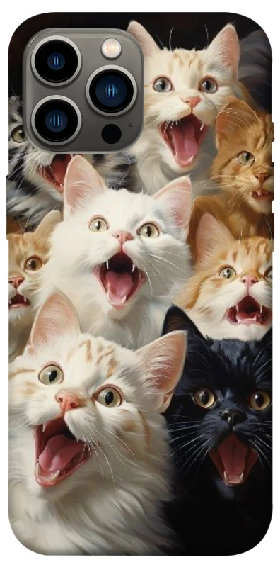 Чехол на Apple iPhone 13 Pro Max (6.7") Коты фото 1 из 1