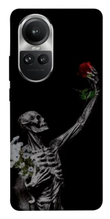 Чехол на Oppo Reno 10 Skeleton vs Rose фото 1 из 1