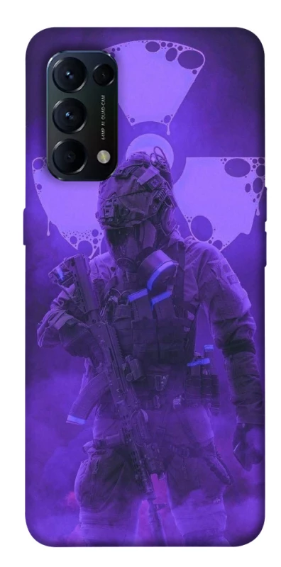 Чохол на Oppo Reno 5 4G Радіація v6 фото 1 з 1