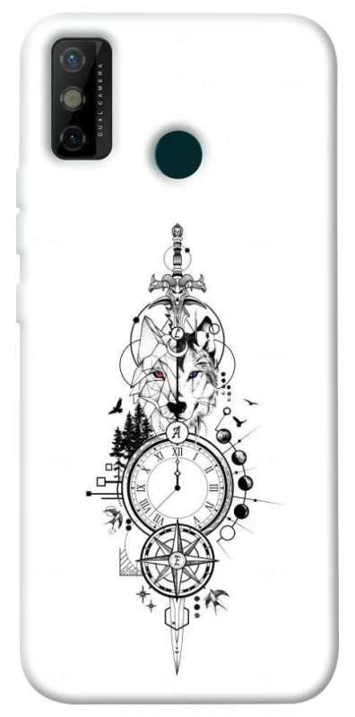 Чехол на TECNO Spark 6 Go Tattoo ver.8 фото 1 из 1