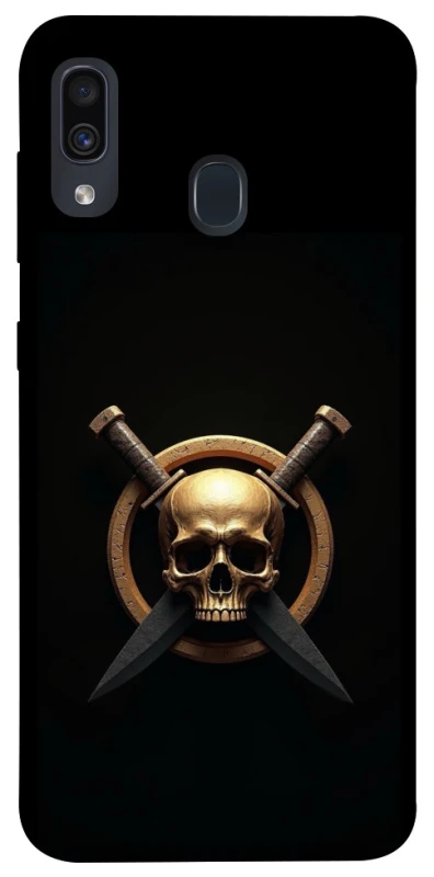 Чохол на Samsung Galaxy A20 / A30 Golden Skull фото 1 з 1