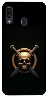 Чехол на Samsung Galaxy A20 / A30 Golden Skull фото 1 из 1