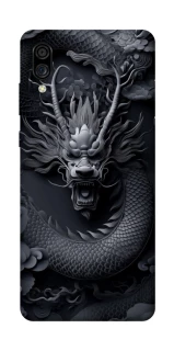 Чехол на ZTE Blade A5 (2020) black dragon фото 1 из 1