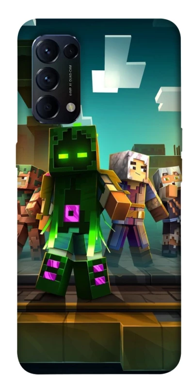 Чохол на Oppo Reno 5 4G Minecraft dungeon фото 1 з 1