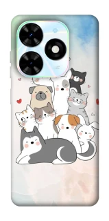 Чохол на TECNO Spark Go 2024 Funny Pets ver.2 фото 1 з 1