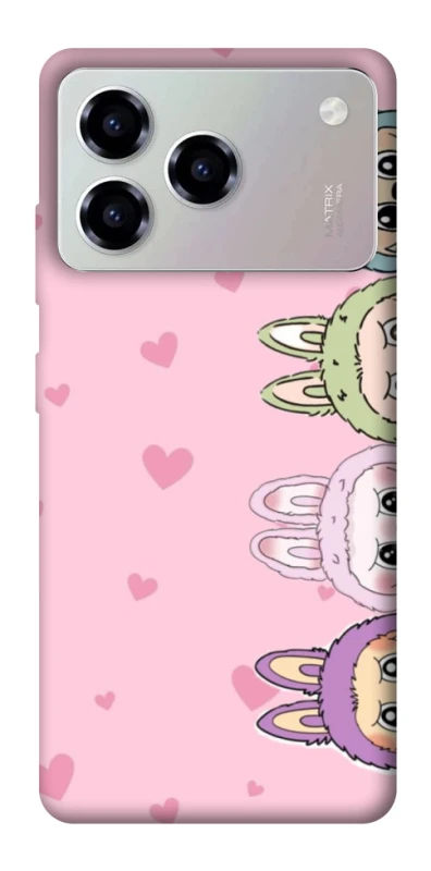 Чохол на ZTE Blade A76 All Labubu 4 фото 1 з 1