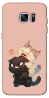 Чехол на Samsung G935F Galaxy S7 Edge Сat and cat фото 1 Чехол на Samsung G935F Galaxy S7 Edge Сat and cat фото 1 из 1