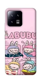 Чохол на Xiaomi 13 Labubu Dreams Collage фото 1 Чохол на Xiaomi 13 Labubu Dreams Collage фото 1 з 1