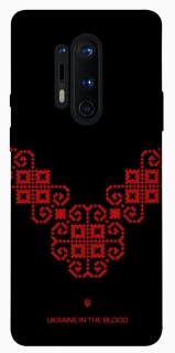 Чохол на OnePlus 8 Pro Чорно-червона вишиванка фото 1 з 1