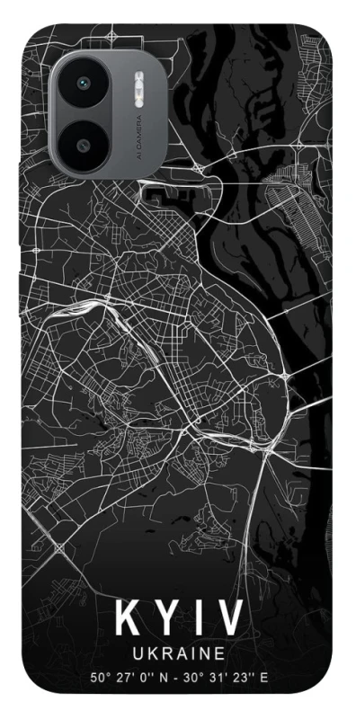 Чехол на Xiaomi Redmi A1+ / Poco C50 / A2+ Kyiv map фото 1 из 1